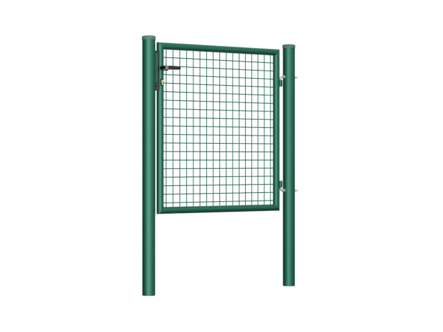 Bránka 1kr. ROUND ZnPVC 1000x1000mm, D75mm, zelená