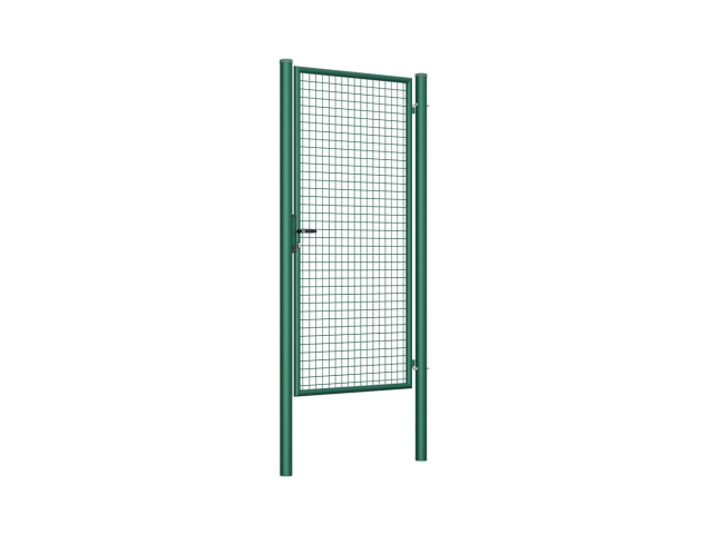 Bránka 1kr. ROUND ZnPVC 1000x2000mm, D75mm, zelena