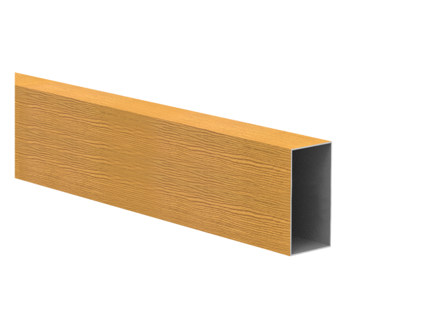Alumínium kerítéskitöltő 40x60x1 - 6000mm sötét diófa