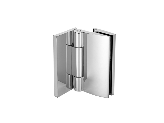 Glastürscharnier  +/- 90° - Montage Glas