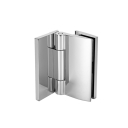 Glastürscharnier  +/- 90° - Montage Glas