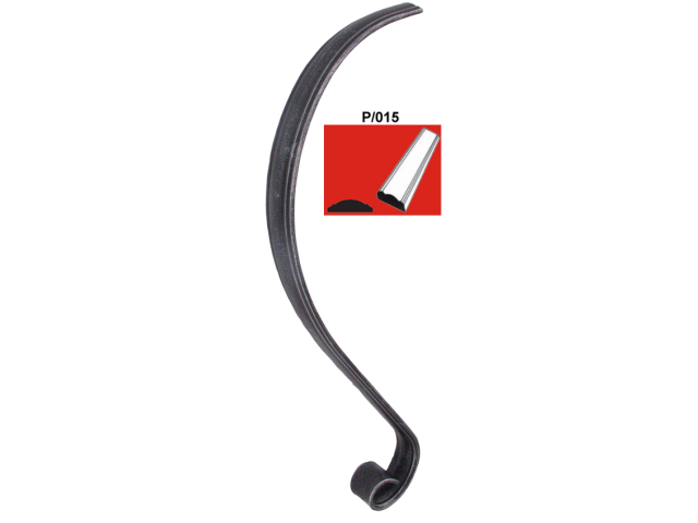 Madlo-voluta 200x600, P/015, 40x11mm