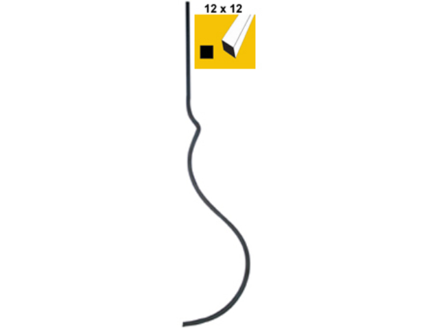 Shaped rod h900, 12x12mm