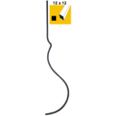 Shaped rod h900, 12x12mm