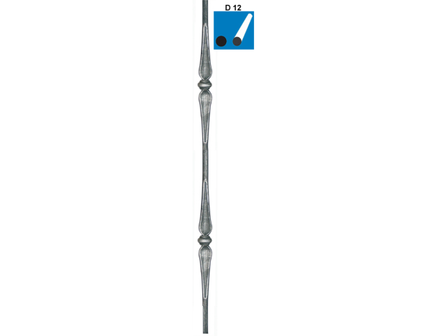 Tralka kuta h900, b35, D12mm