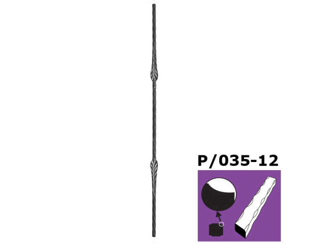 Tralka kuta h900, b30mm, P/035-12
