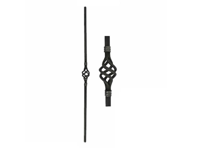 Decorated rod h900, b58, 12x12mm