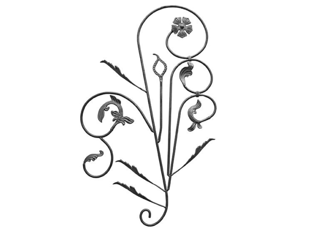 Ornament left, 1090x680, D12mm