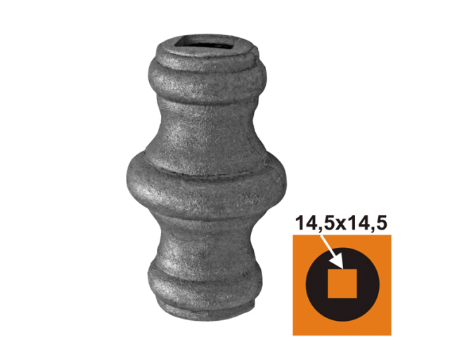 Forged sleeve h62,2  D42, 14,5x14,5mm