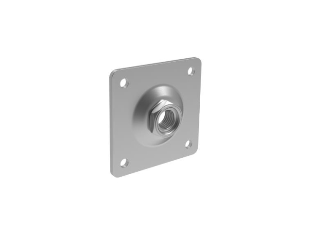 Anchoring bracket - rotary Zn, M20, 100x100