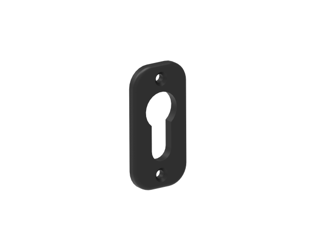 Lock plate FAB 67x31,t1,5mm -PVC
