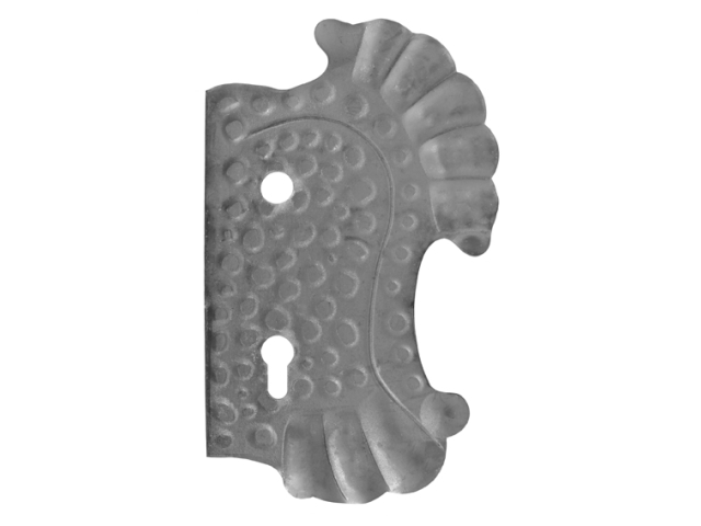 Decorated gate plate with openings, right 275x160