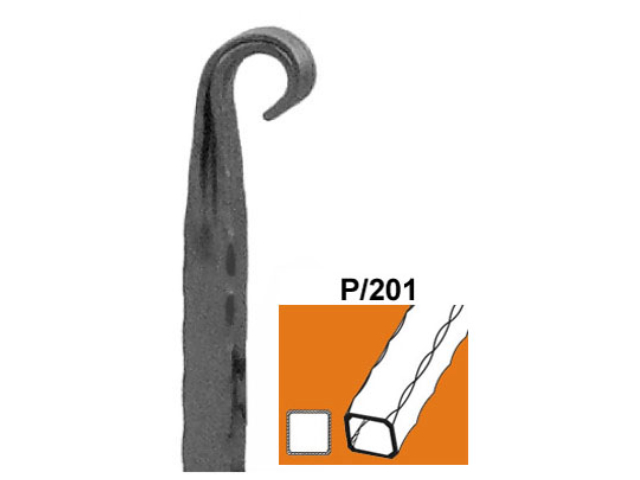 Hinge finish h300, t2,5mm
